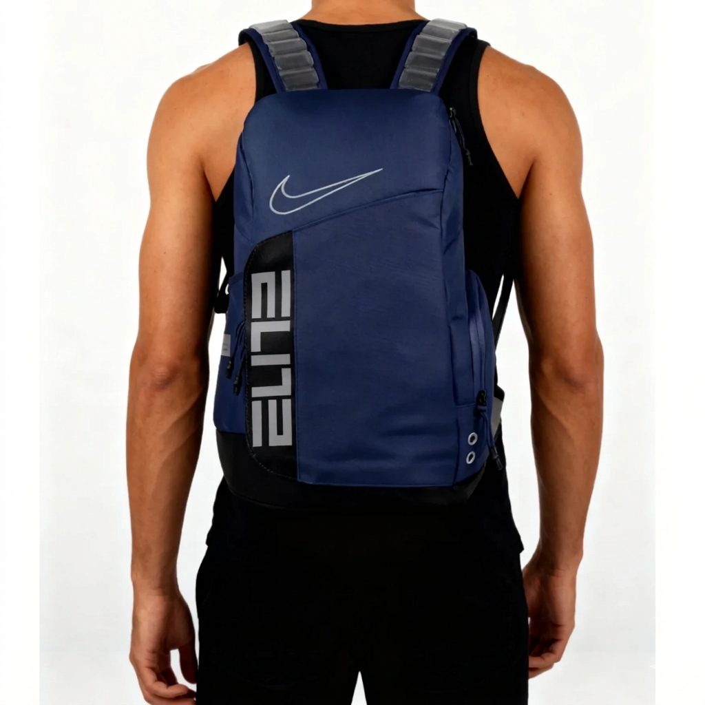 Elite Backpack Navy White