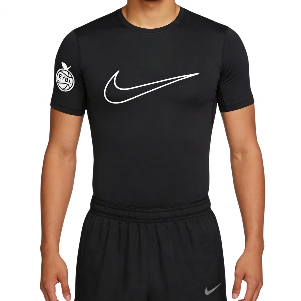 EYBL Peach Jam Compression T-Shirt Black