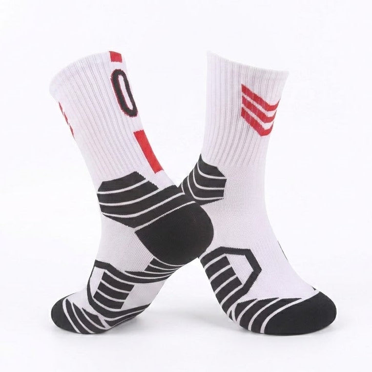 Grip Crew Socks White