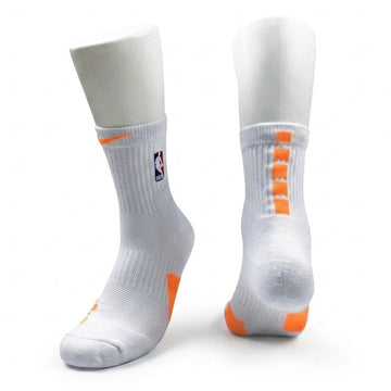 Grip Mid Length Elite Socks White/Orange