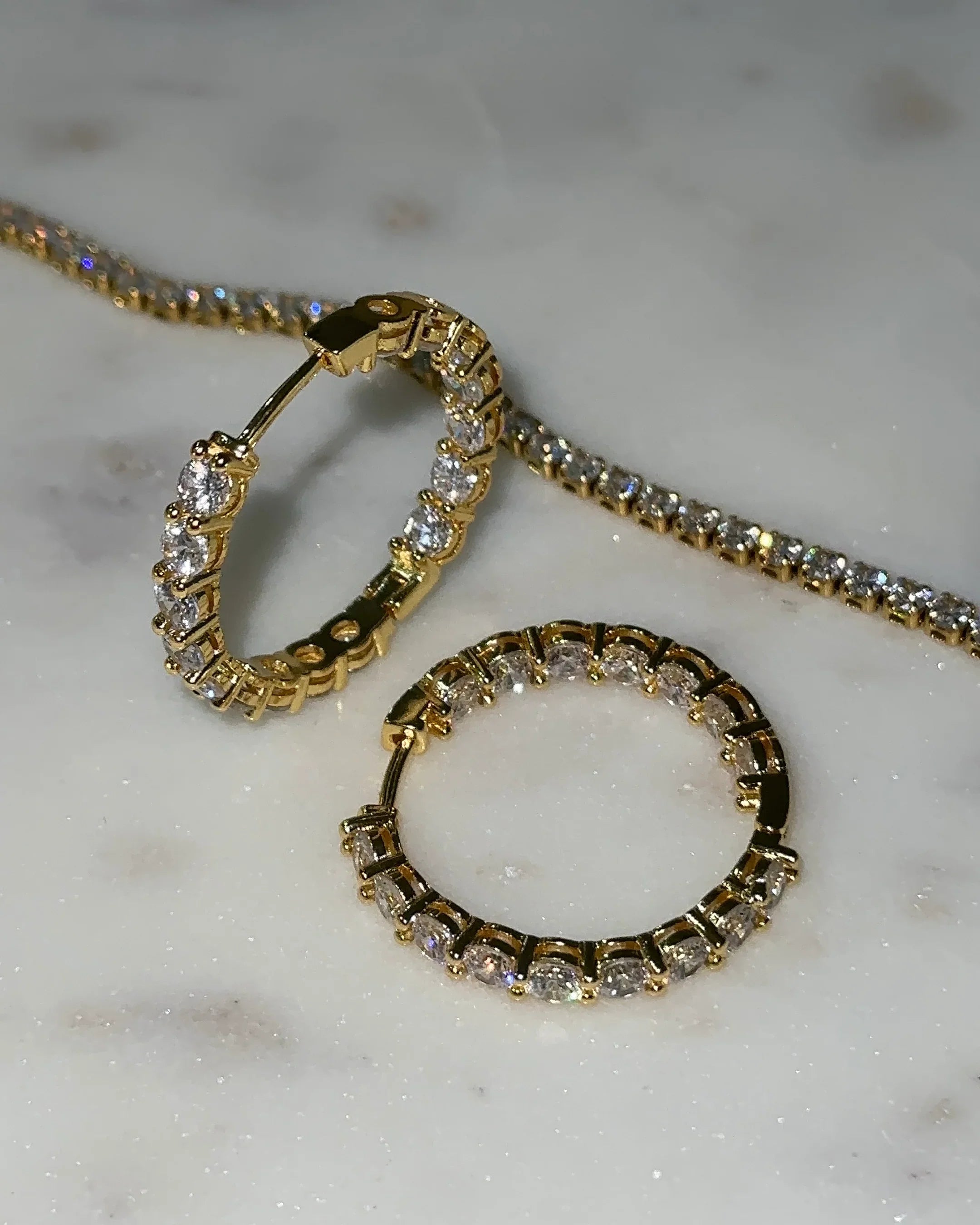 Mylie Hoops Gold