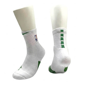 Grip Mid Length Elite Socks White/Green