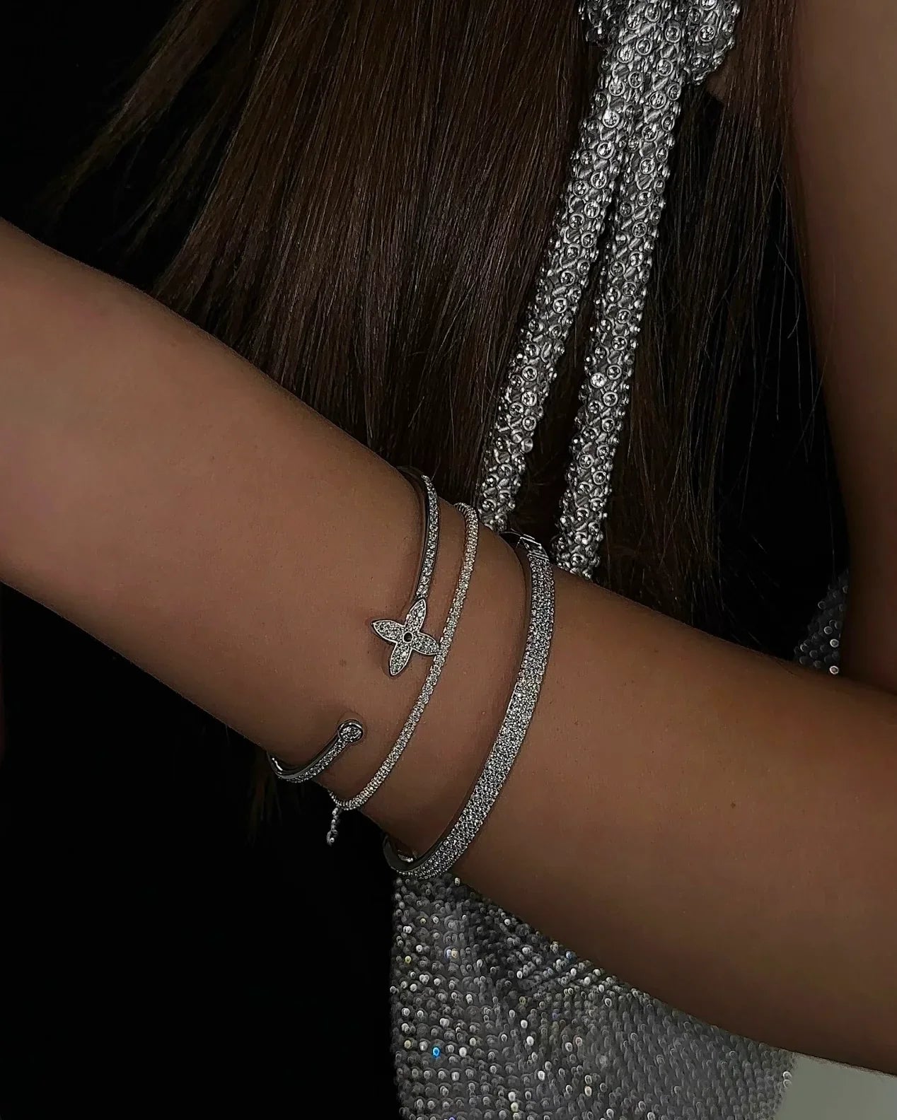 Tiff Tennis Bracelet Sliver 2MM