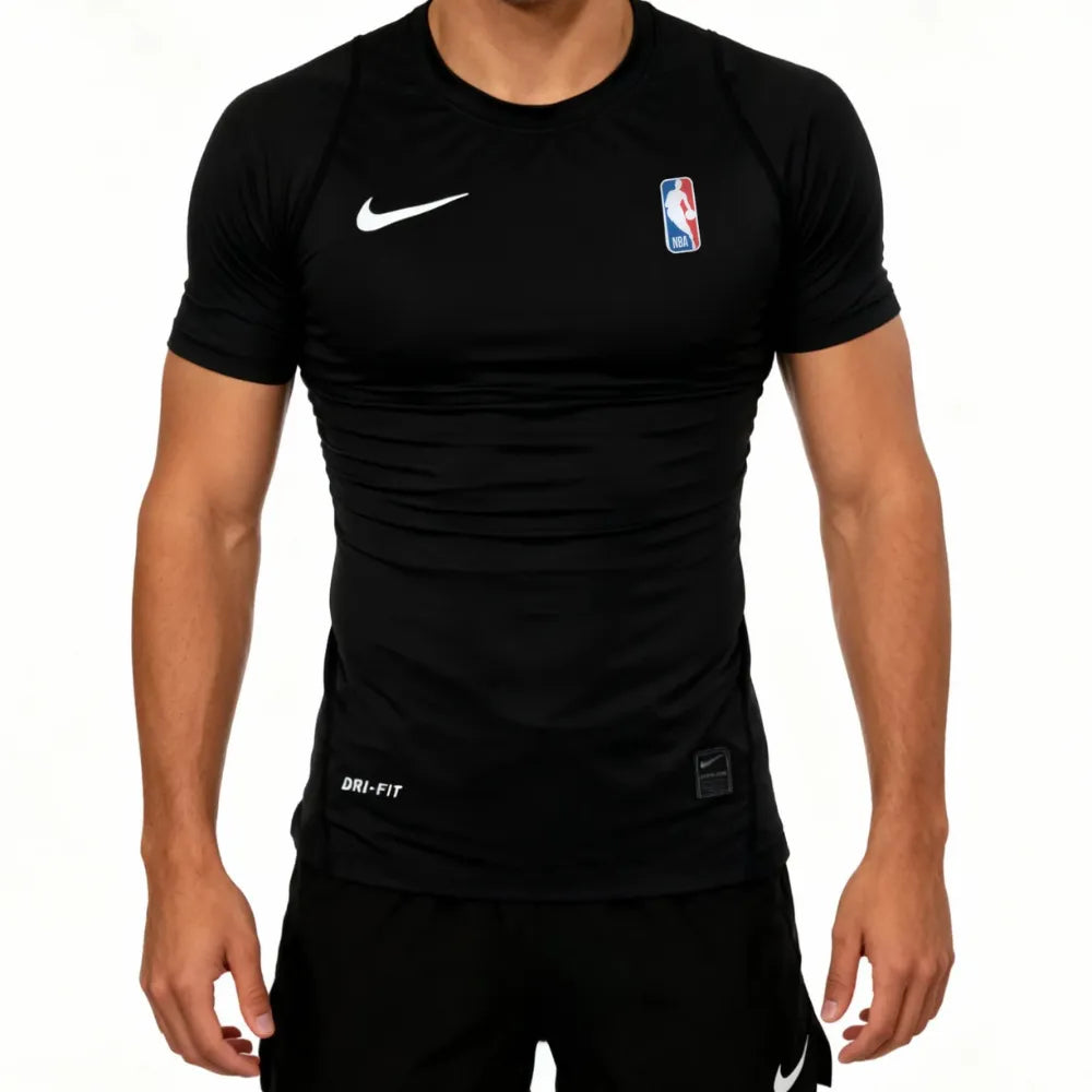 Elite Pro Black Compression T-Shirt