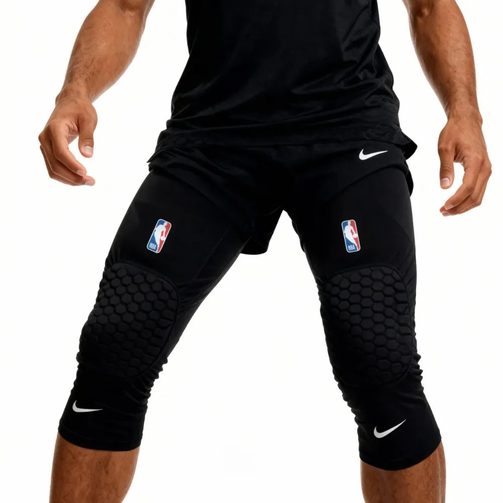 Elite Pro Padded Black Compression Knee Sleeve