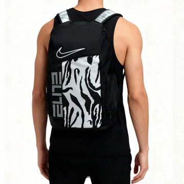 Elite Backpack Black White