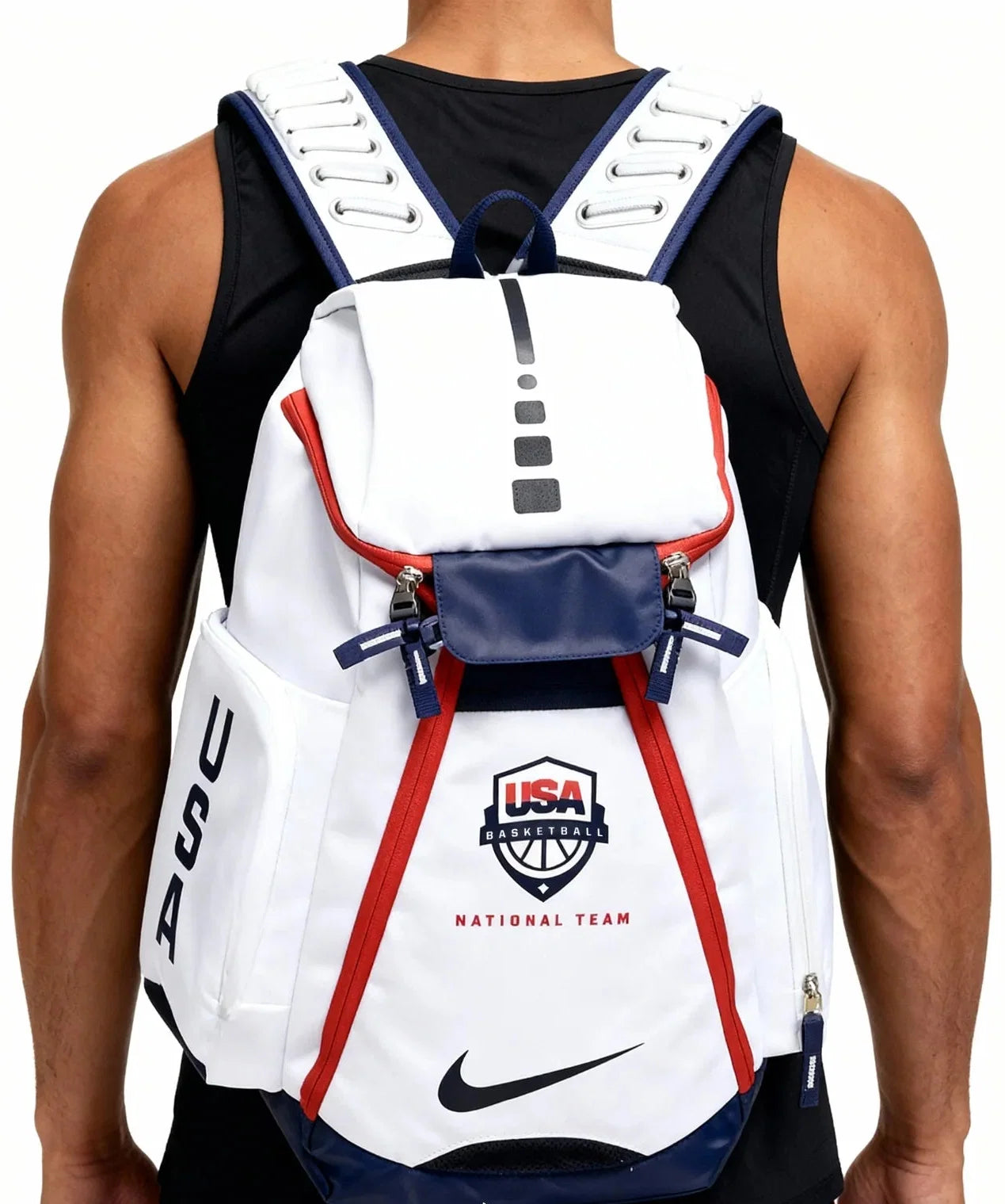 Elite Backpack Team USA White