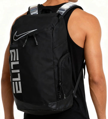 Elite Backpack Black White