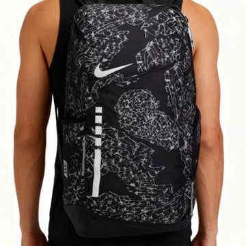 Elite Backpack Black White